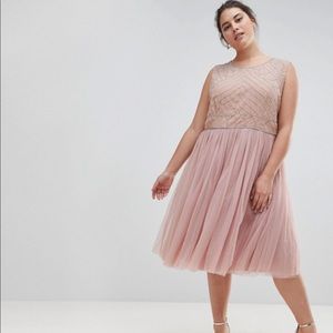 Blush cocktail dress from ASOS